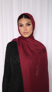 Maroon Premium Modal Hijab