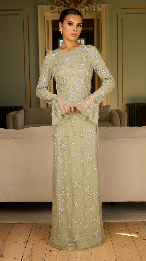 green dress with stars Your 2026 Prom Dress is Written in the Stars Camille La Vie