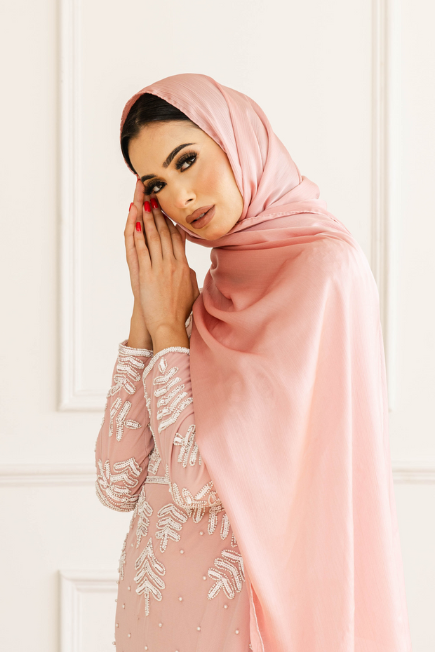 Satin hijab discount