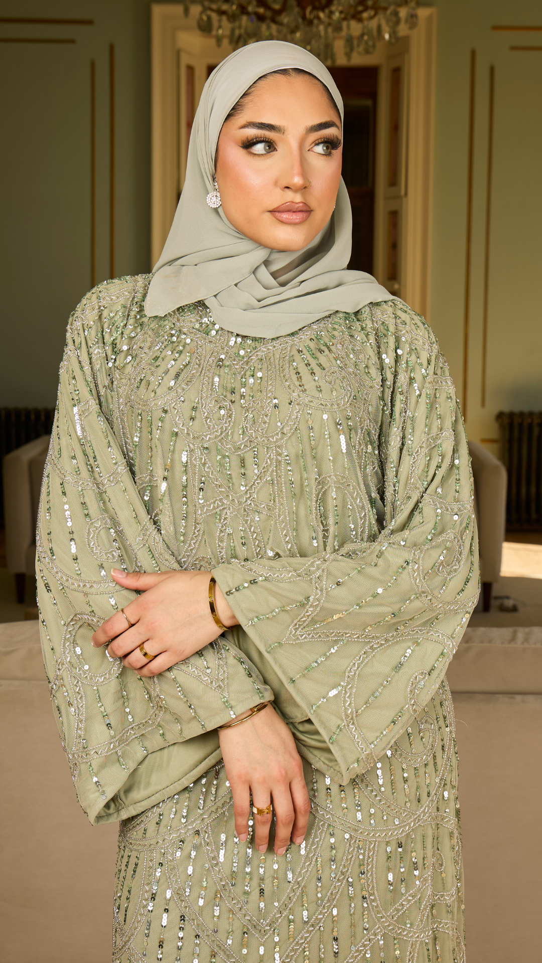 Sage Kimono Sleeve Embellished Maxi Dress Shimmi Dresses Sage Kimono Sleeve Embellished Maxi Dress Shimmi Dresses