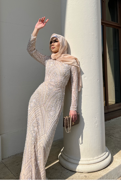 Dress hijab prom night sales