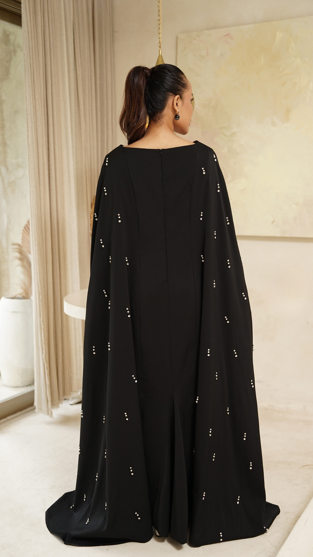 Black Cape Modest Maxi Dress Shimmi Dresses Black Cape Modest Maxi Dress Shimmi Dresses