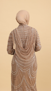 cape dress pink 