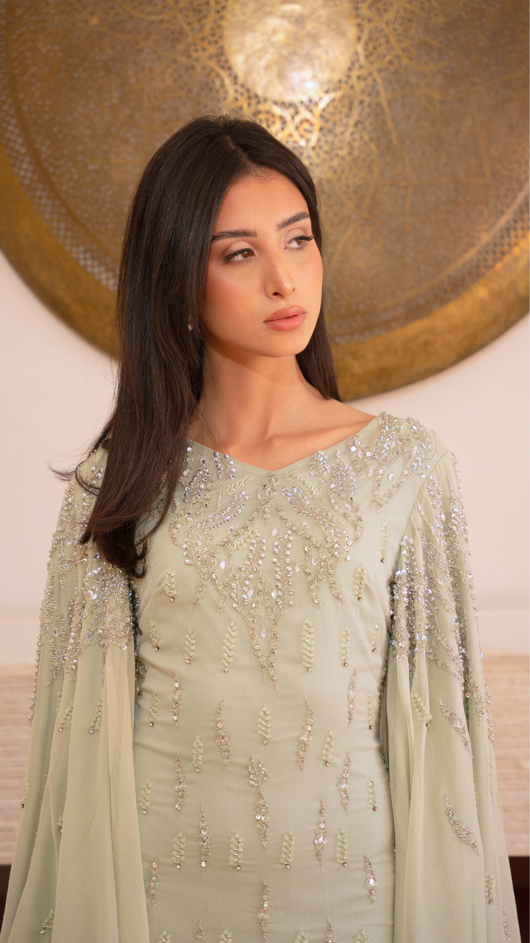 Sage Kaftan Modest Sequin Dress Shimmi Dresses Sage Kaftan Modest Sequin Dress Shimmi Dresses