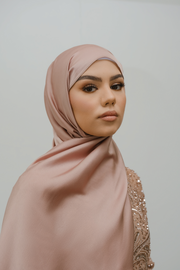 Mocha Satin Hijab